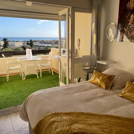 SHOWTIME NATURISTE PORT NATURE 6 parking privé clim ascenseur vue mer Agde Extérieur photo